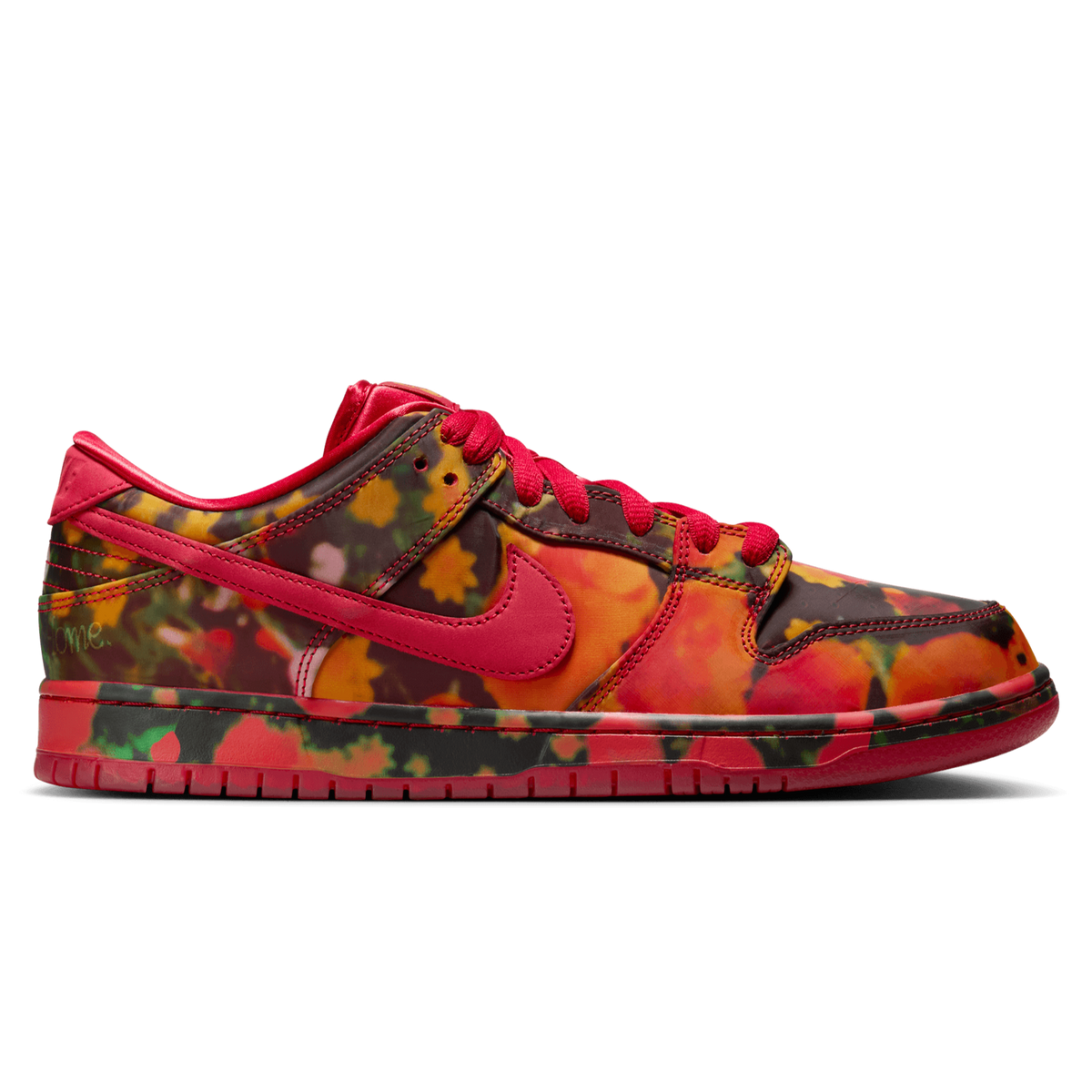 Nike SB Dunk Low Pro Skateboard Shoe - Gym Red/University Red-Multi Color