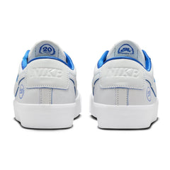 Nike SB Blazer Low Pro GT Premium Skateboard Shoe - Summit White/Game Royal-Summit White