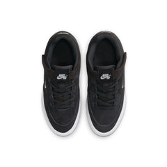 Nike SB Little Kids Malor Skateboard Shoe - Black/White-Black-White