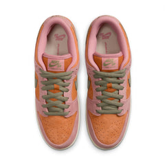 Nike SB Dunk Low Pro Skateboard Shoe - Red Stardust/Neutral Olive-Monarch