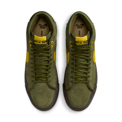 Nike SB x AntiHero Blazer Mid Skateboard Shoe - Rough Green/Amarillo-Rough Green