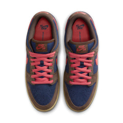 Nike SB Dunk Low Pro Skateboard Shoe - Baroque Brown/Adobe-Midnight Navy