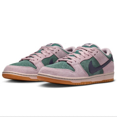 Nike SB Dunk Low Pro Skateboard Shoe - Mineral Slate/Dark Raisin-Particle Rose