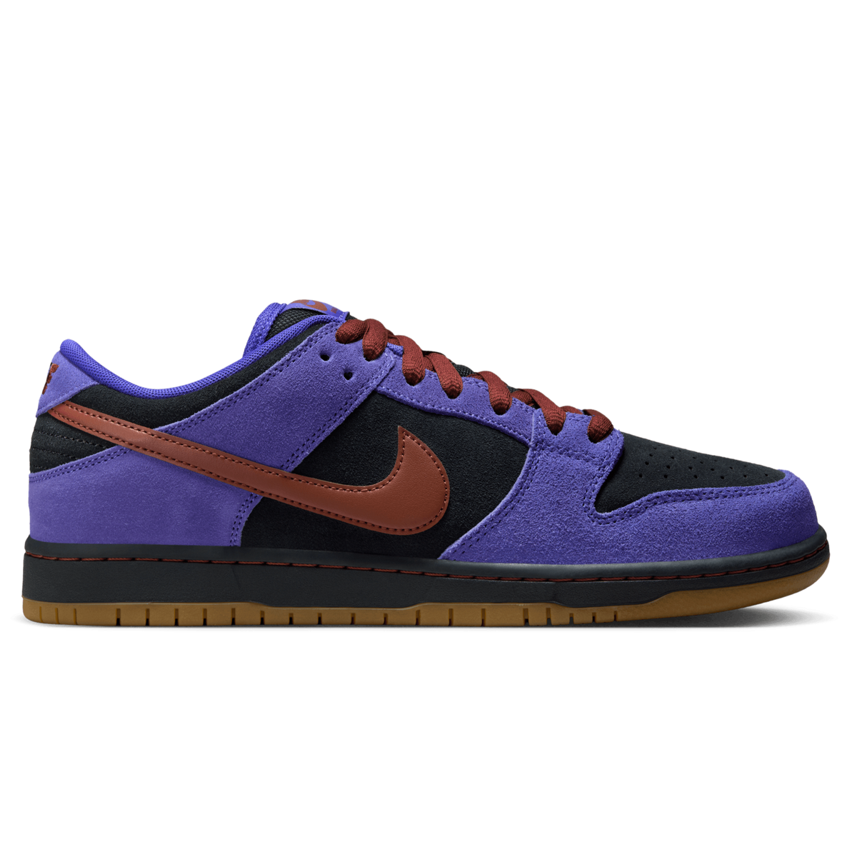 Nike SB Dunk Low Pro Skateboard Shoe - Persian Violet/Cinnamon-Off Noir
