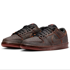 Nike SB Dunk Low Pro Premium Skateboard Shoe - Dark Smoke Grey/Campfire-Orange-Black(Krampus)