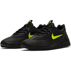 Nike SB Nyjah Free 2 Skateboard Shoe - Black/Cyber-Black-Black
