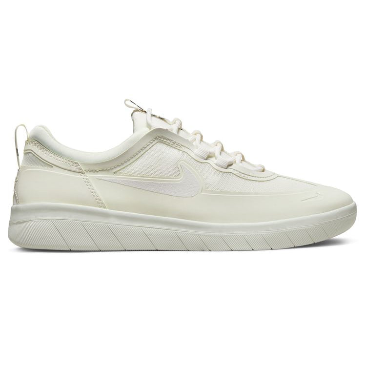 Nike SB Nyjah Free 2 Skateboard Shoe - Summit White/Summit White-Summit White