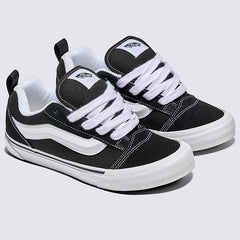 Vans Big Kids Knu Skool Shoe - Black/True White