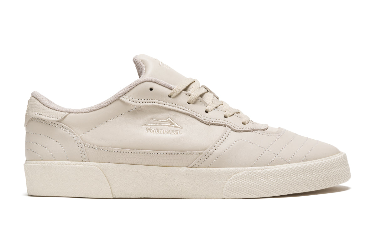 Lakai Paterson Cambridge Skateboard Shoe - Cream Leather