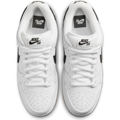 Nike SB Dunk Low Pro ISO Skateboard Shoe - White/Black-White-Gum Light Brown