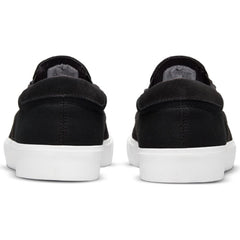 Nike SB Zoom Verona Slip Skateboard Shoe - Black/White-Black
