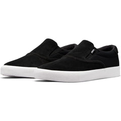 Nike SB Zoom Verona Slip Skateboard Shoe - Black/White-Black