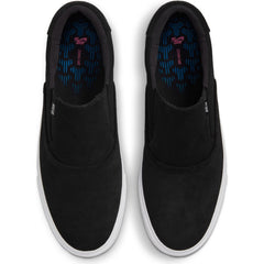 Nike SB Zoom Verona Slip Skateboard Shoe - Black/White-Black