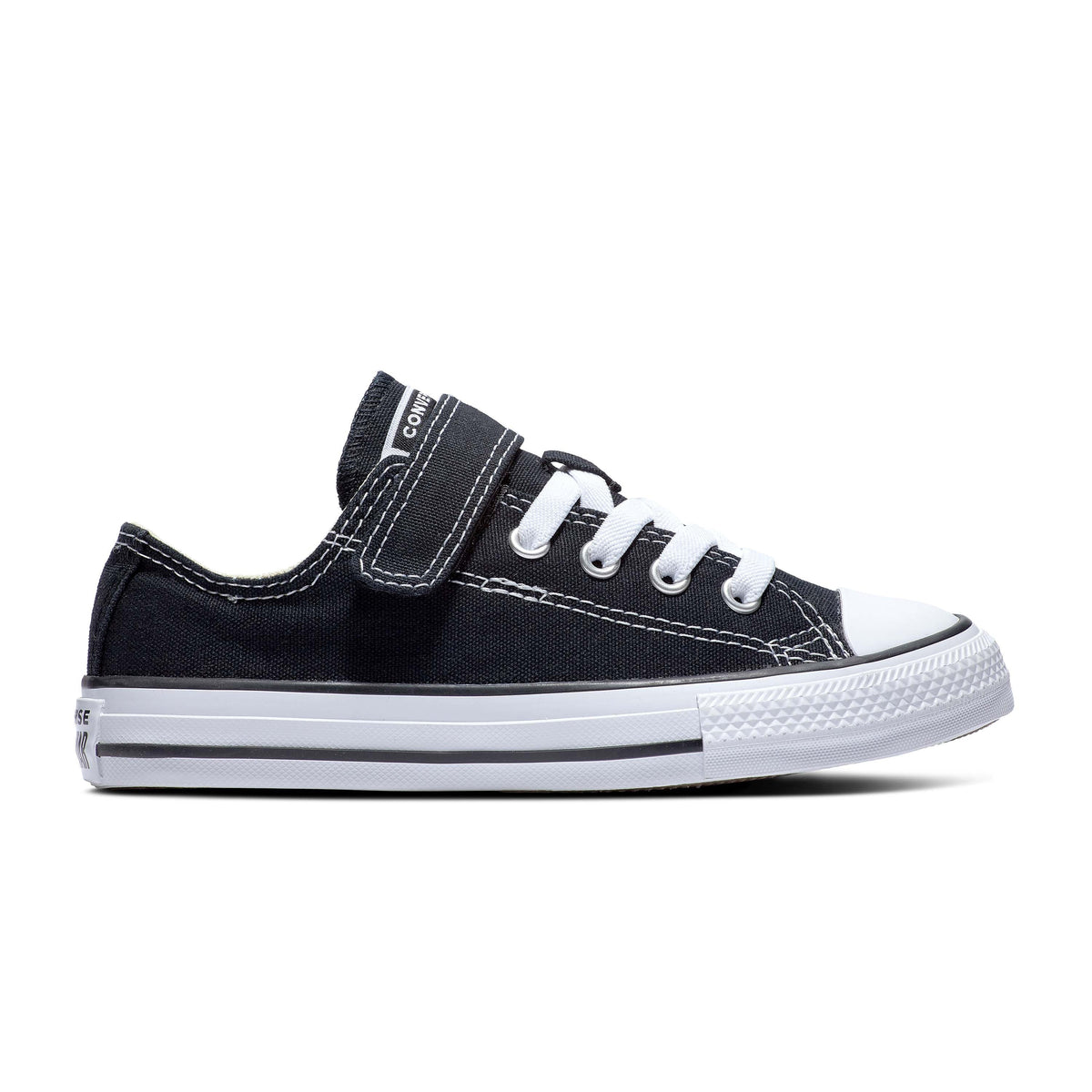 Converse CTAS 1V OX Kids Shoe - Black/Natural/White