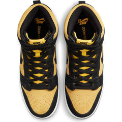 Nike SB Dunk High Pro Skateboard Shoes - Black/Black-Varsity Maize-White