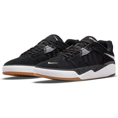 Nike SB Ishod Wair Skateboard Shoe - Black/White-Dark Grey-Black