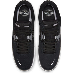 Nike SB Ishod Wair Skateboard Shoe - Black/White-Dark Grey-Black