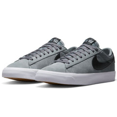 Nike SB Blazer Low Pro GT Premium Skateboard Shoe - Cool Grey/Black-Cool Grey-White