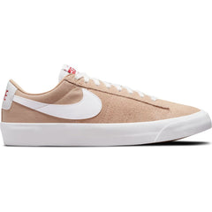 Nike SB Blazer Low Pro GT Skateboard Shoe - Bio Beige/White-Gym Red-White