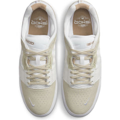 Nike SB Ishod Wair Premium Skateboard Shoe - Light Stone/Khaki-Summit White-White