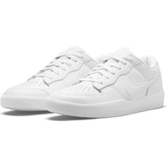 Nike SB Force 58 Premium Skateboard Shoe - White/White-White-White