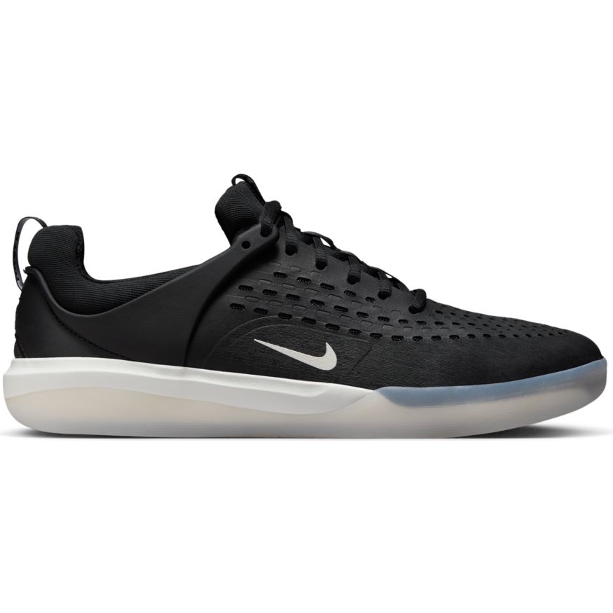 Nike SB Nyjah 3 Skateboard Shoe - Black/White-Black