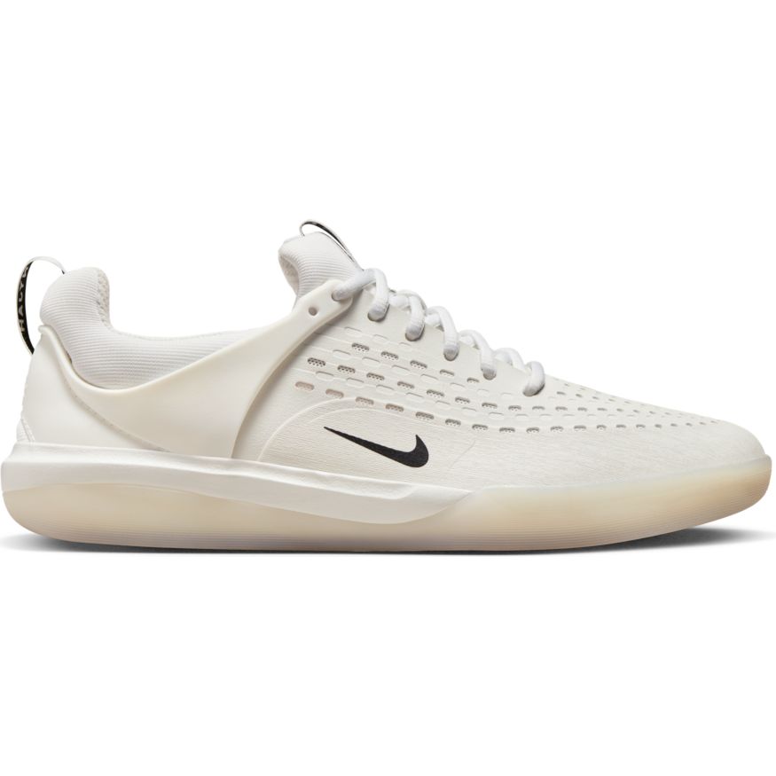 Nike SB Nyjah 3 Skateboard Shoe - White/Black-Summit White-Hyper Pink