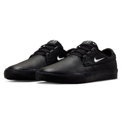 Nike SB Shane Premium Skateboard Shoe - Black/Metallic Silver-Black-Black