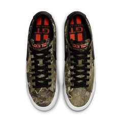 Nike SB Blazer Low Pro GT Premium Skateboard Shoe - Black/Safety Orange-Black-Photon Dust