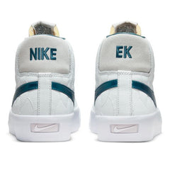 Nike SB Eric Koston Blazer Mid Skateboard Shoe - Summit White/Night Shade-White
