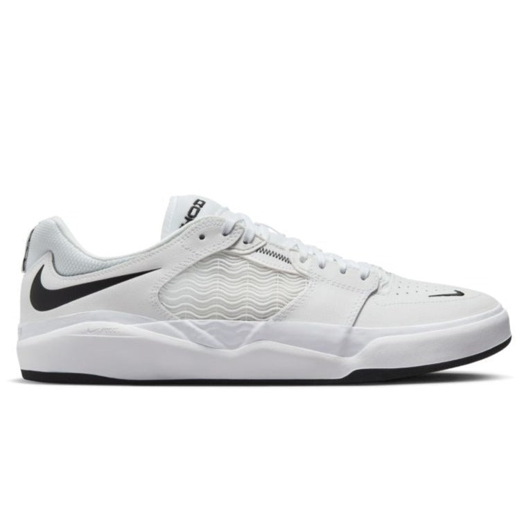 Nike SB Ishod Wair Premium Skateboard Shoe - White/Black-White-Black
