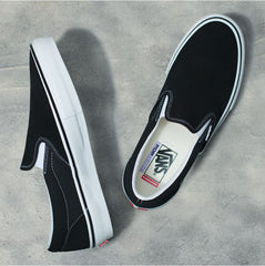 Vans Skate Slip-On Skateboard Shoe - Black/White