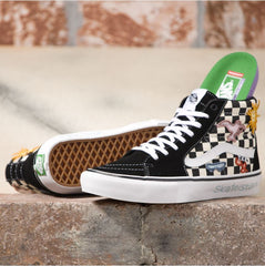 Vans x Skateistan Skate SK8-HI Skateboard Shoe - Checkerboard