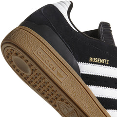Adidas Busenitz Skateboard Shoe - Black/White/Gold Metallic
