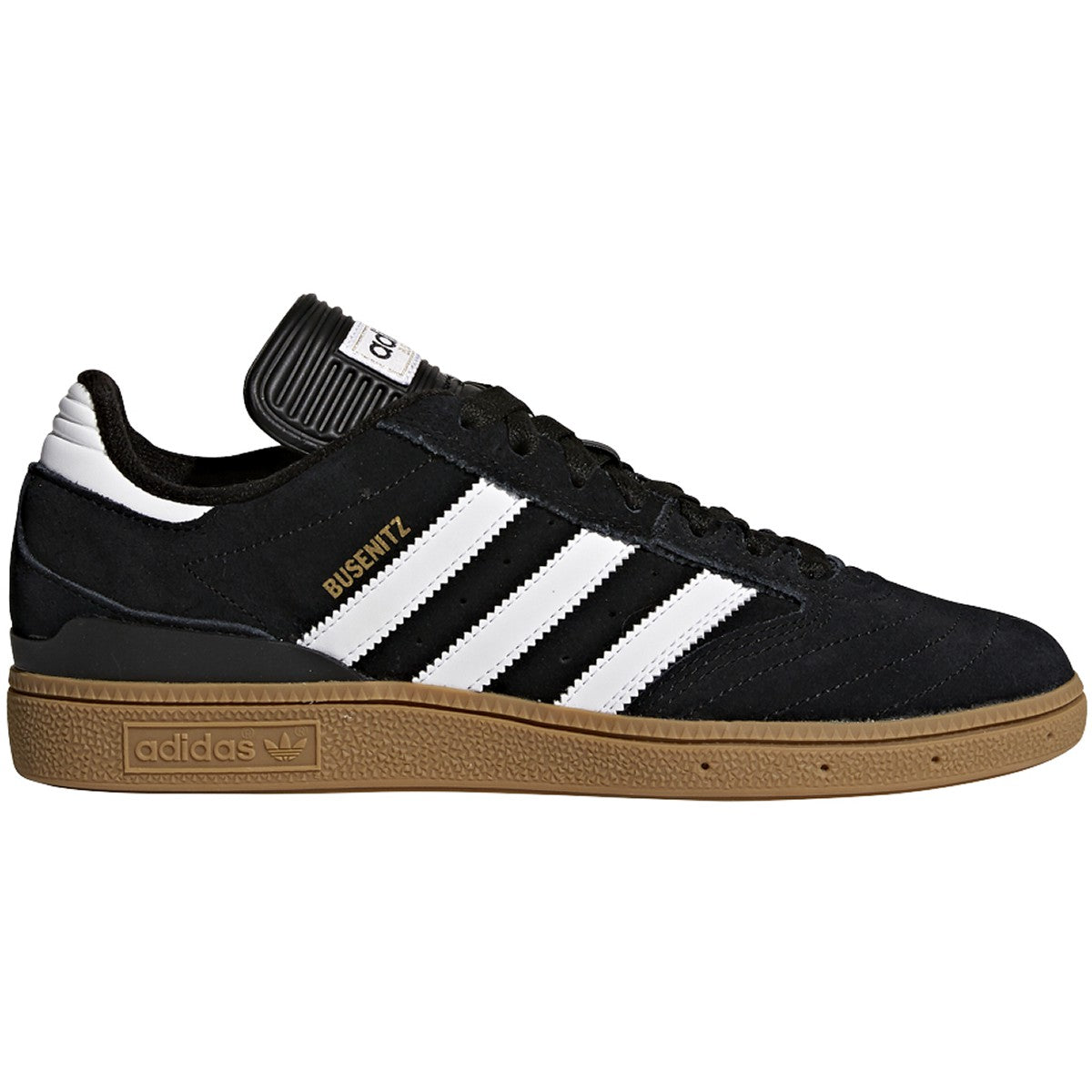 Adidas Busenitz Skateboard Shoe - Black/White/Gold Metallic