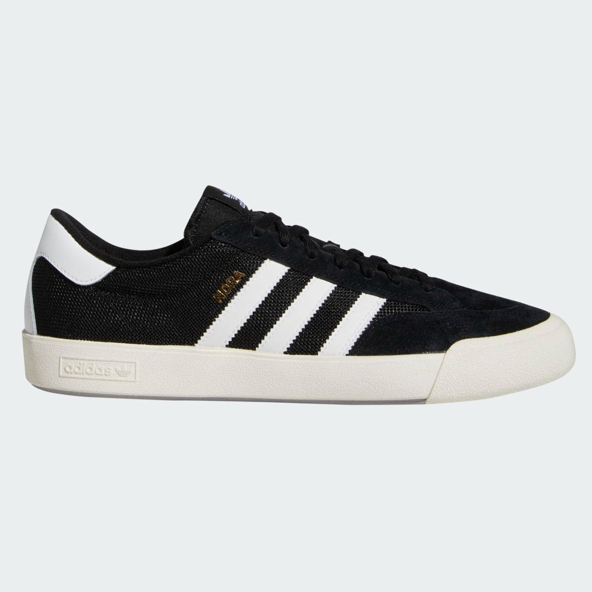 Adidas Nora Skateboard Shoe - Black/White/Grey Two