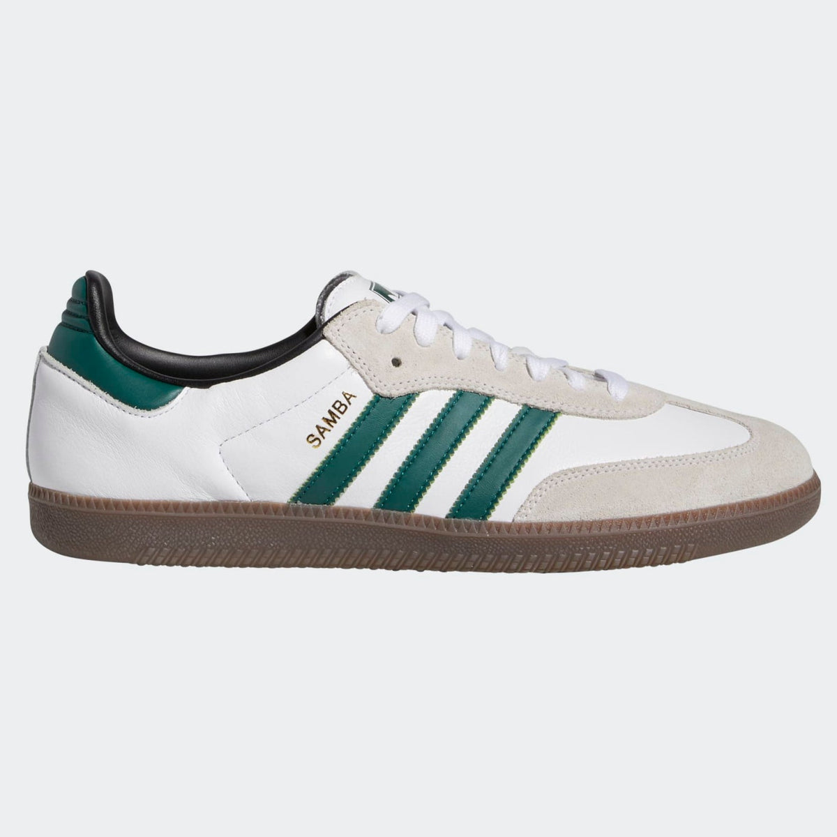 Adidas Samba ADV Skateboard Shoe - White/Green/White