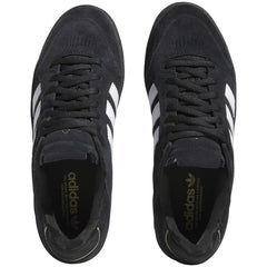 Adidas Tyshawn Low Skateboard Shoe - Core Black/White/Gold Metallic