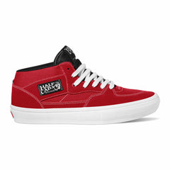 Vans Skate Half Cab Skateboard Shoe - Red/White