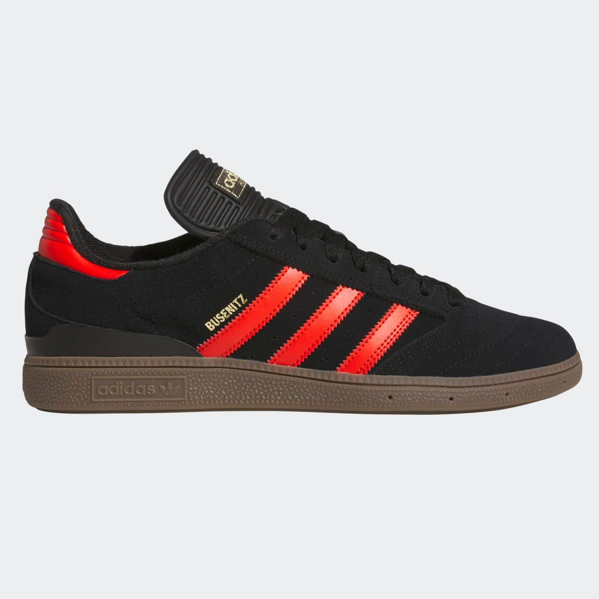 Adidas Busenitz Skateboard Shoe - Black/Orange/Gum