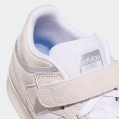 Adidas Pro Shell ADV Skateboard Shoe - White/Metallic Silver/White