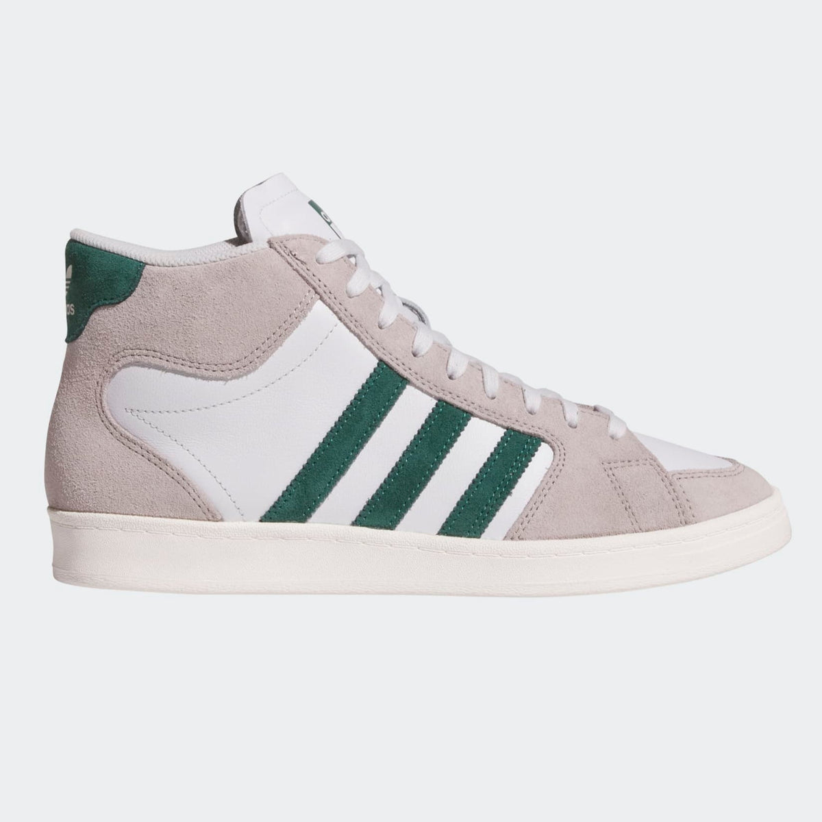 Adidas Superskate Skateboard Shoes - Clear Granite/Collegiate Green/Crystal White