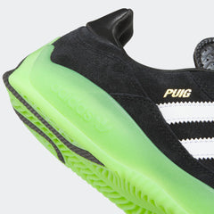 Adidas Puig Skateboard Shoe - Black/White/Green