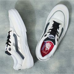 Vans Wayvee Skateboard Shoe - Marshmallow/White