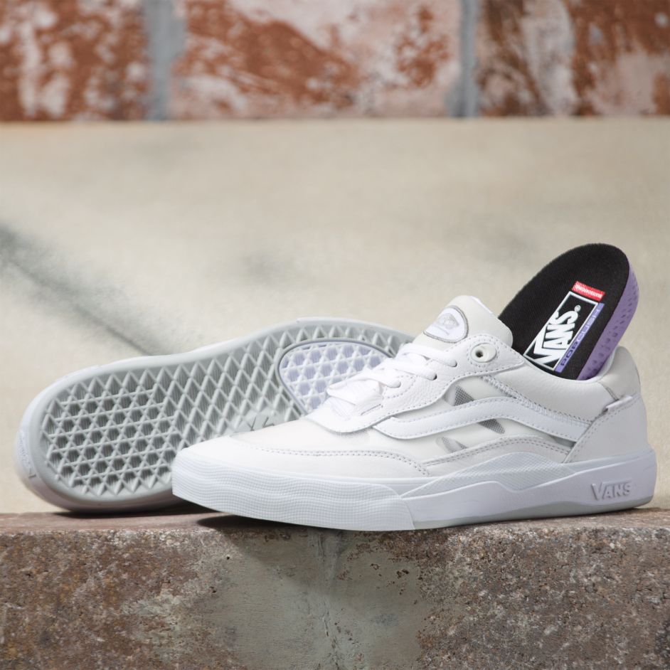 Vans Wayvee Skateboard Shoe - White/White