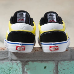 Vans Rowan Skateboard Shoe - Black/Blazing Yellow