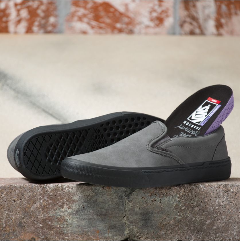 Vans BMX Slip On Shoe - (Dennis Enarson)Pewter/Black