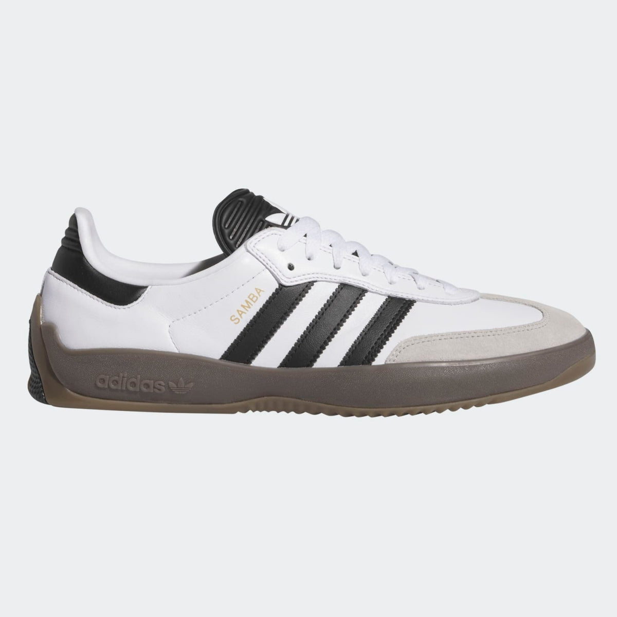 Adidas Puig Samba Skateboard Shoe - Cloud White/Core Black/Gum