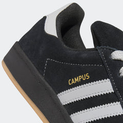 Adidas Campus 90s Skateboard Shoes - Core Black/Grey Two/Gold Metallic