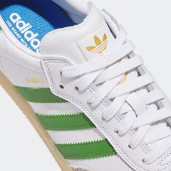 Adidas Samba ADV Skateboard Shoe - White/Green/Gum